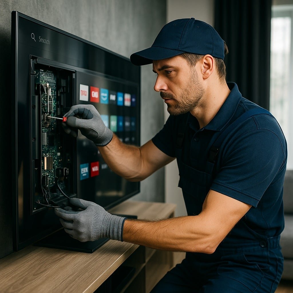 Technician providing TV Repair in Visakhapatnam