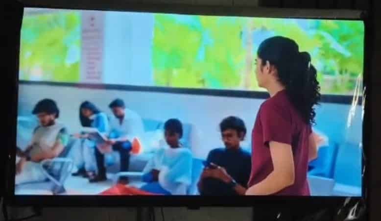 The smart LED TV has clear picture but no sound. 
